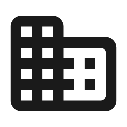 Round domain icon, solid style, from Google Material Icons