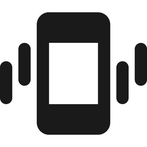 Round edgesensor high icon, solid style, from Google Material Icons