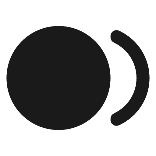 Round fiber smart record icon, solid style, from Google Material Icons