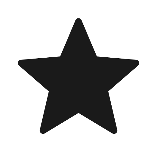 Round grade icon, solid style, from Google Material Icons