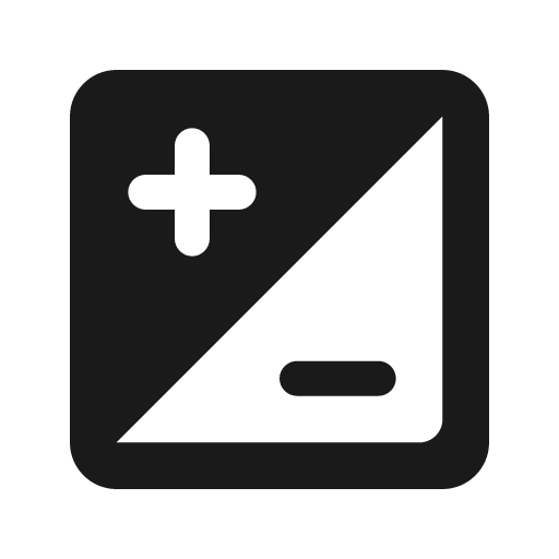 Round iso icon, solid style, from Google Material Icons