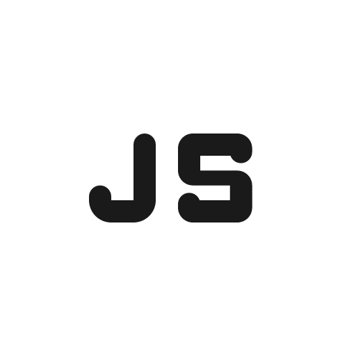 Round javascript icon, solid style, from Google Material Icons