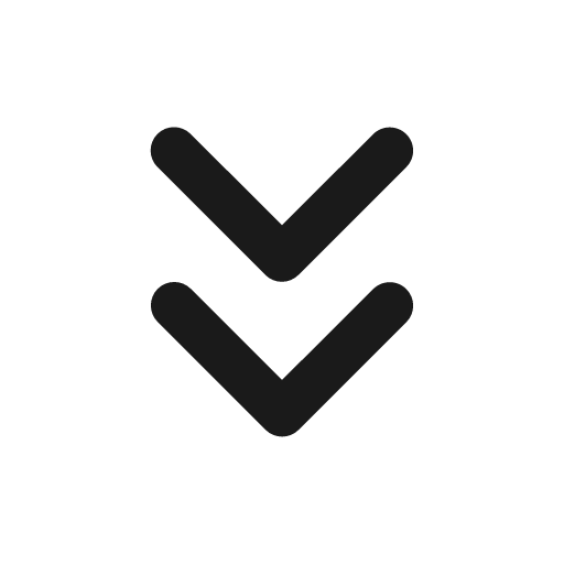 Round keyboard double arrow down icon, solid style, from Google Material Icons