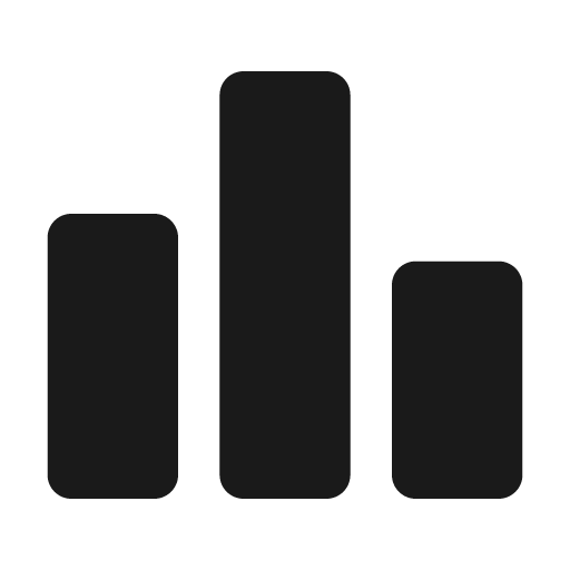 Round leaderboard icon, solid style, from Google Material Icons