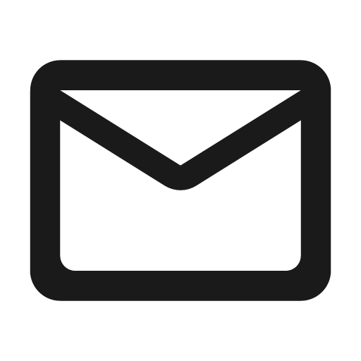 Round mail outline icon, outline style, from Google Material Icons