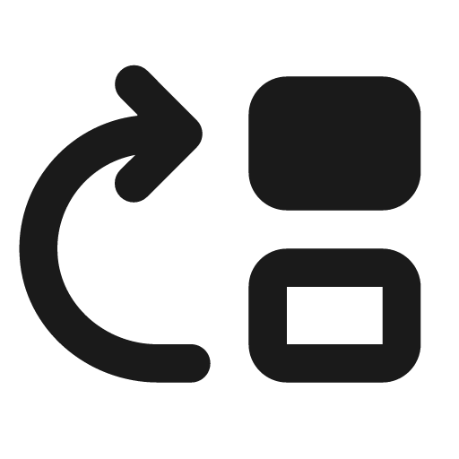Round move up icon, solid style, from Google Material Icons