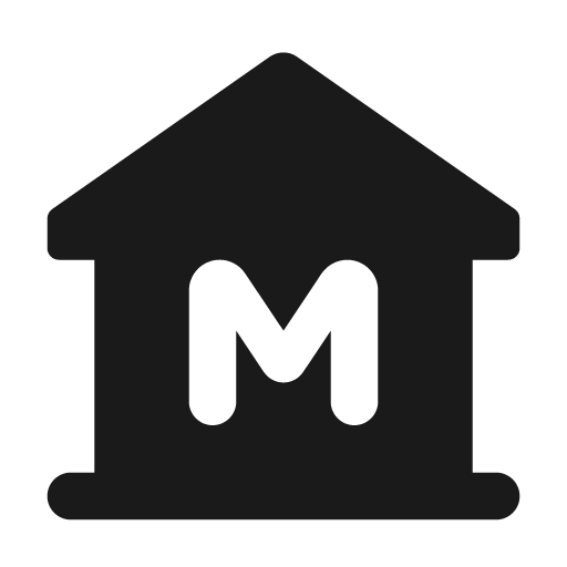 Round museum icon, solid style, from Google Material Icons