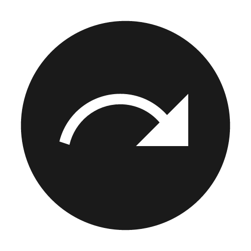 Round next plan icon, solid style, from Google Material Icons