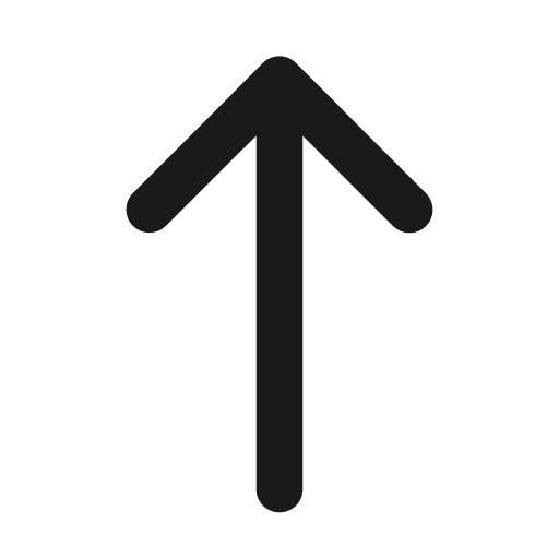 Round north icon, solid style, from Google Material Icons