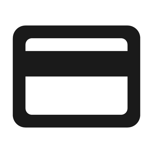 Round payment icon, solid style, from Google Material Icons