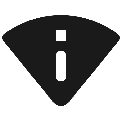 Round perm scan wifi icon, solid style, from Google Material Icons
