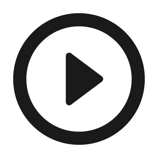 Round play circle outline icon, outline style, from Google Material Icons