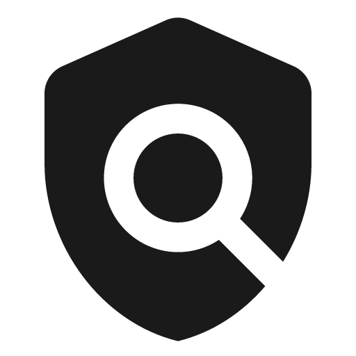 Round policy icon, solid style, from Google Material Icons