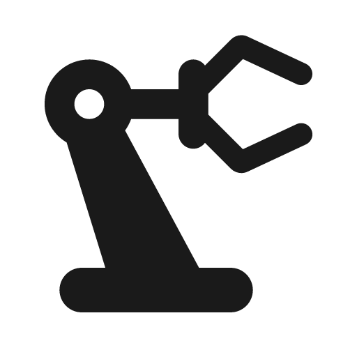 Round precision manufacturing icon, solid style, from Google Material Icons