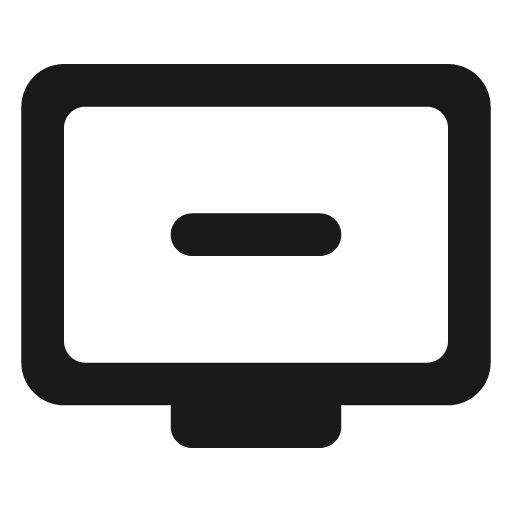 Round remove from queue icon, solid style, from Google Material Icons