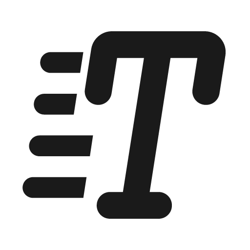 Round rtt icon, solid style, from Google Material Icons