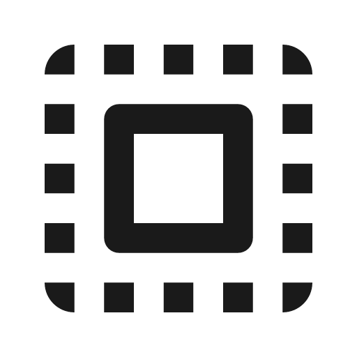 Round select all icon, solid style, from Google Material Icons