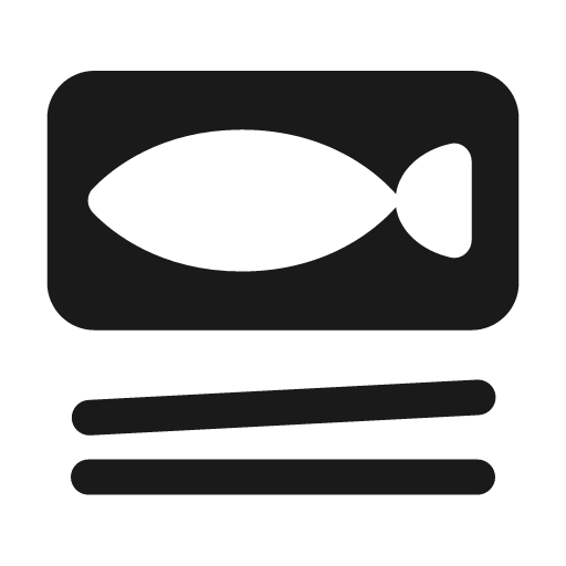 Round set meal icon, solid style, from Google Material Icons