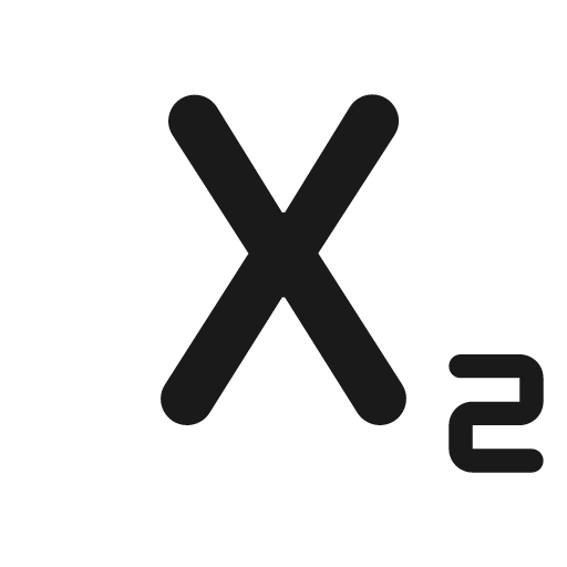 Round subscript icon, solid style, from Google Material Icons