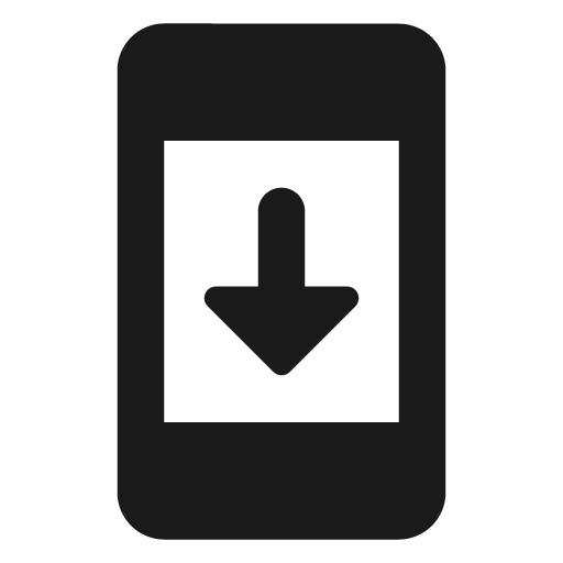 Round system security update icon, solid style, from Google Material Icons