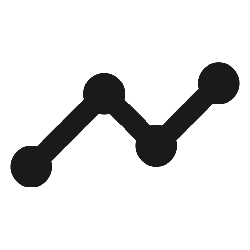 Round timeline icon, solid style, from Google Material Icons
