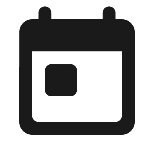 Round today icon, solid style, from Google Material Icons