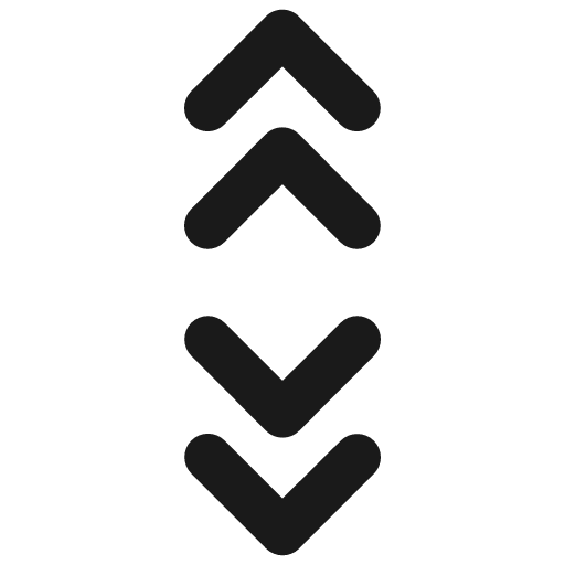 Round unfold more double icon, solid style, from Google Material Icons