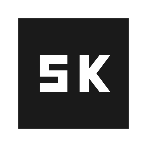 Sharp 5k icon, solid style, from Google Material Icons