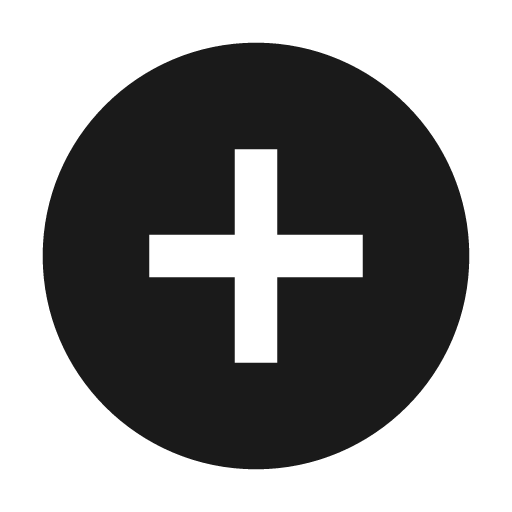 Sharp add circle icon, solid style, from Google Material Icons