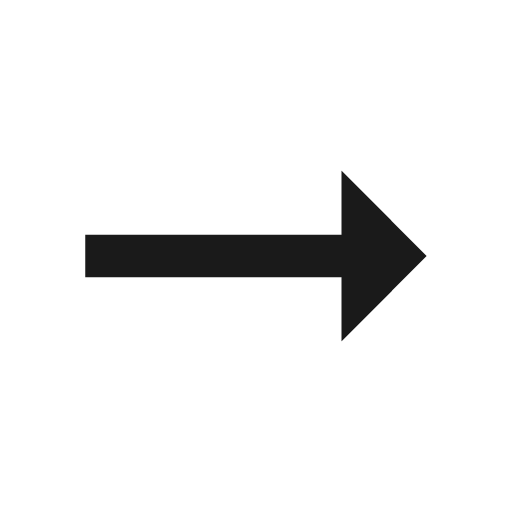 Sharp arrow right alt icon, solid style, from Google Material Icons