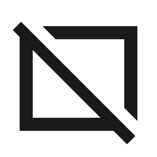 Sharp browser not supported icon, solid style, from Google Material Icons