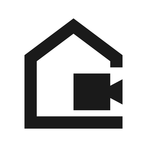 Sharp camera outdoor icon, solid style, from Google Material Icons
