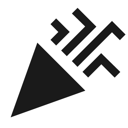 Sharp celebration icon, solid style, from Google Material Icons