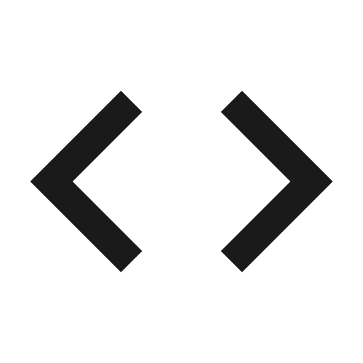 Sharp code icon, solid style, from Google Material Icons