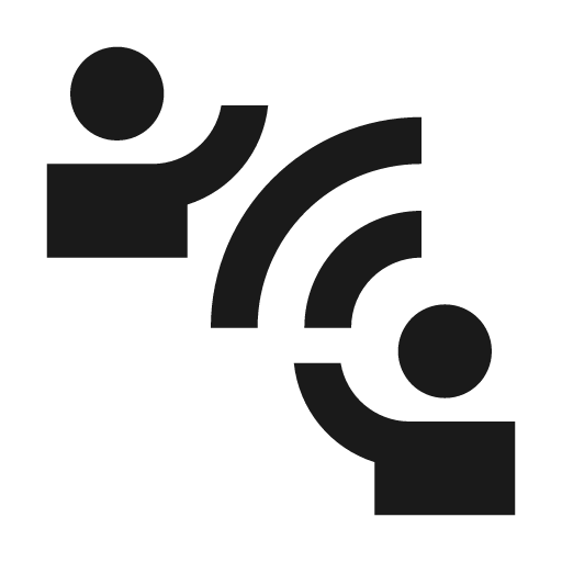 Sharp connect without contact icon, solid style, from Google Material Icons