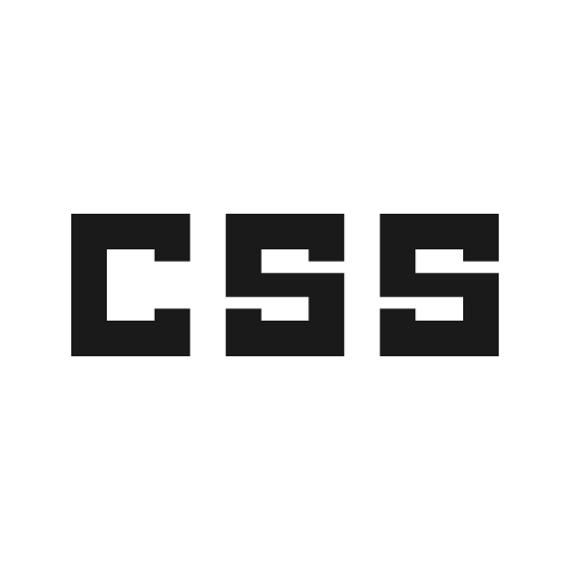 Sharp css icon, solid style, from Google Material Icons