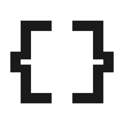 Sharp data object icon, solid style, from Google Material Icons