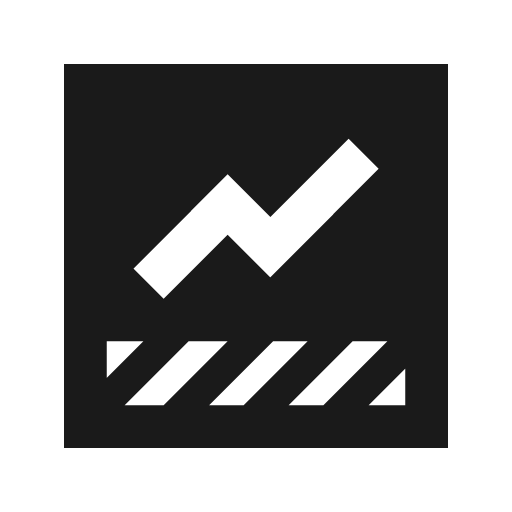 Sharp data thresholding icon, solid style, from Google Material Icons