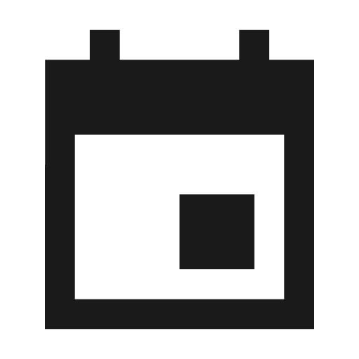 Sharp event icon, solid style, from Google Material Icons