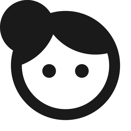 Sharp face 4 icon, solid style, from Google Material Icons