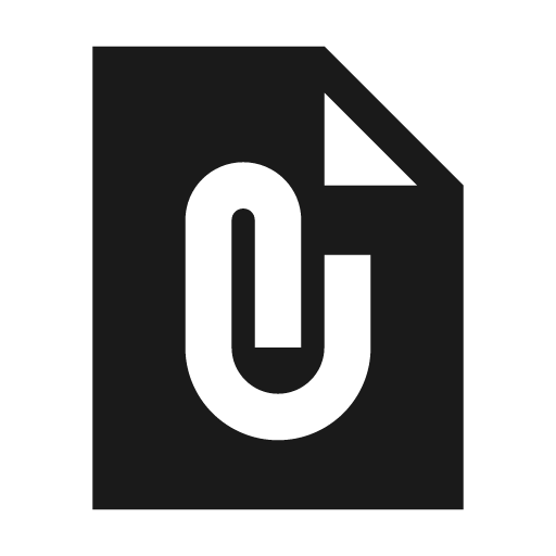 Sharp file present icon, solid style, from Google Material Icons