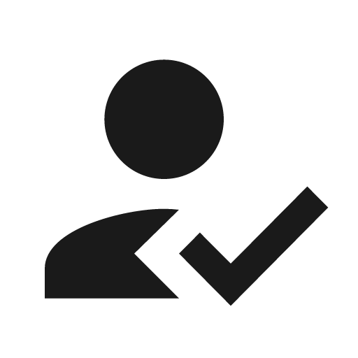 Sharp how to reg icon, solid style, from Google Material Icons