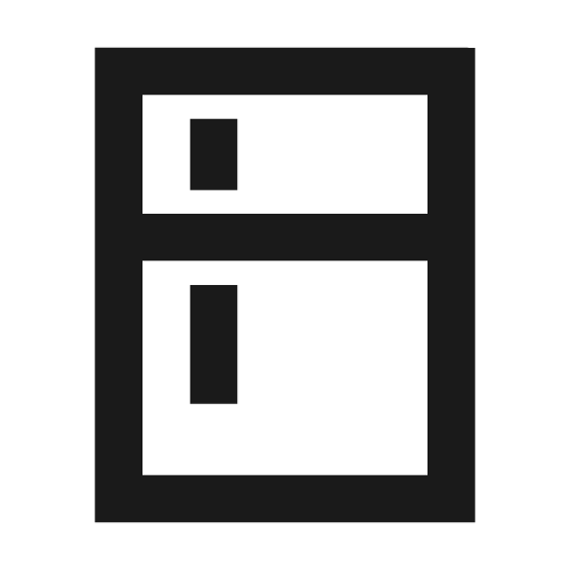 Sharp kitchen icon, solid style, from Google Material Icons