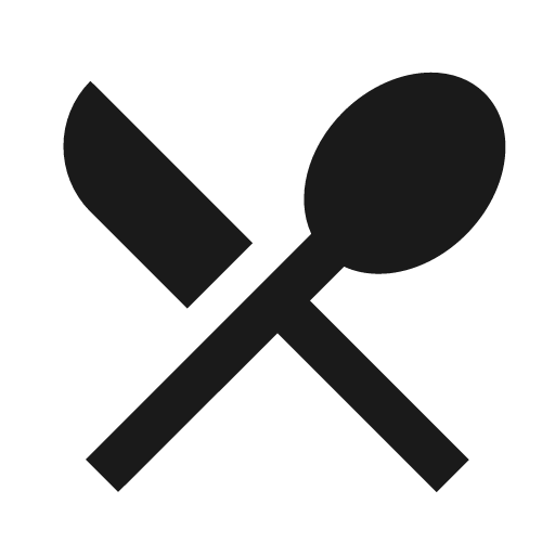 Sharp local dining icon, solid style, from Google Material Icons
