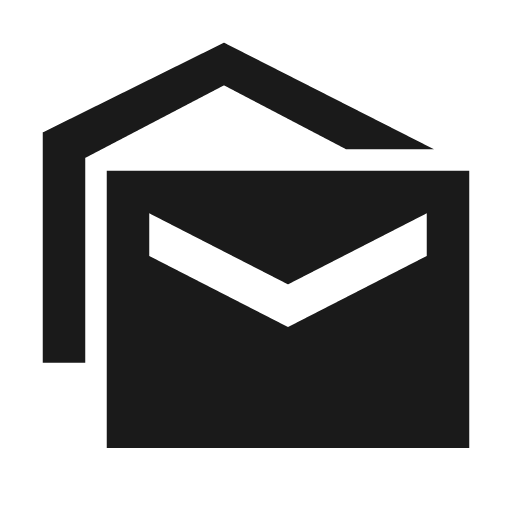 Sharp mark as unread icon, solid style, from Google Material Icons
