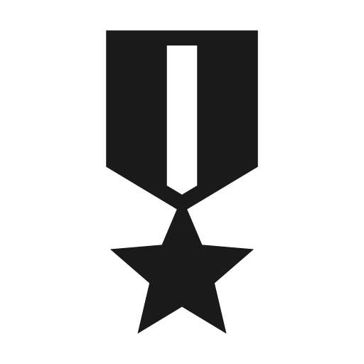 Sharp military tech icon, solid style, from Google Material Icons