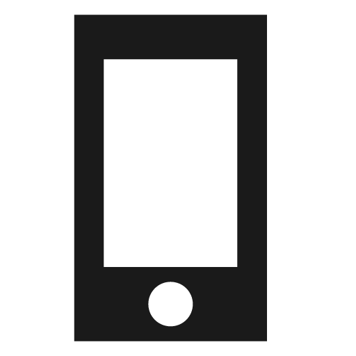 Sharp phone iphone icon, solid style, from Google Material Icons