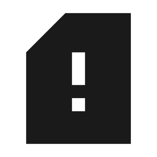 Sharp sd card alert icon, solid style, from Google Material Icons