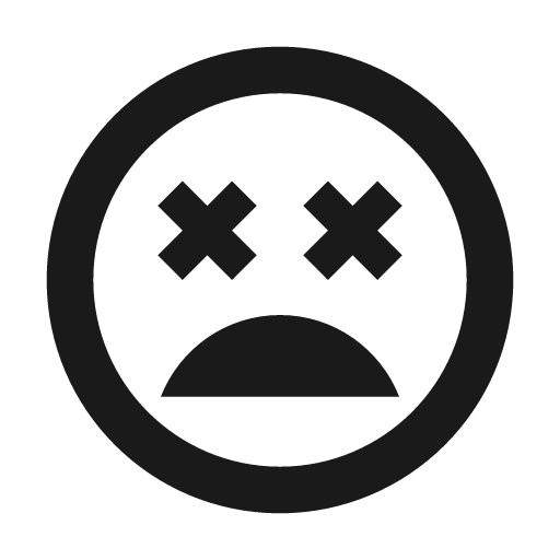 Sharp sentiment very dissatisfied icon, solid style, from Google Material Icons