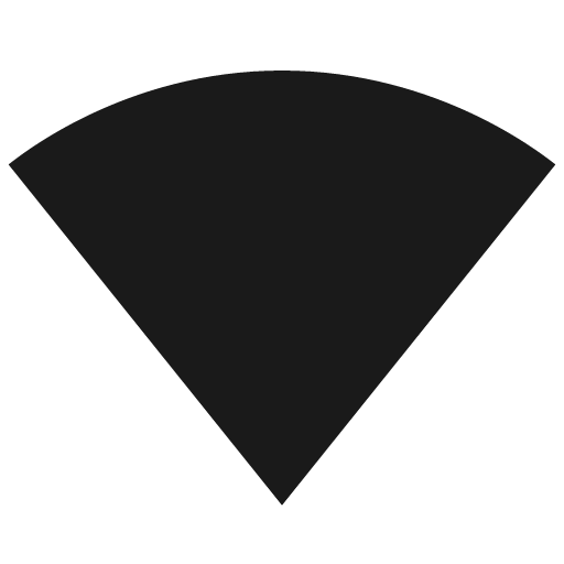 Sharp signal wifi 4 bar icon, solid style, from Google Material Icons